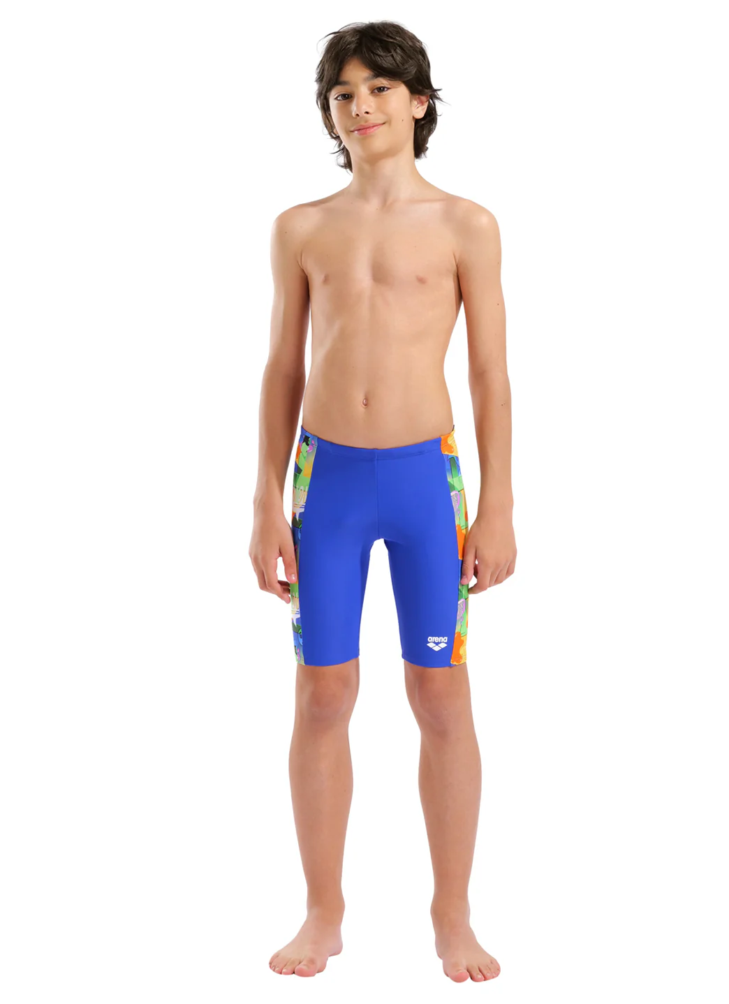 Arena Boys' Sticker Print Jammer Swimsuit (Little Kid, Big Kid) - Image 5