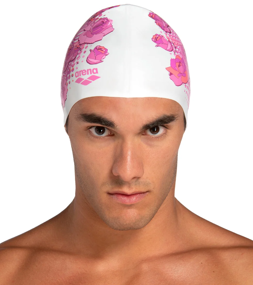 Arena Breast Cancer Awareness Flat Silicone Swim Cap - Image 4