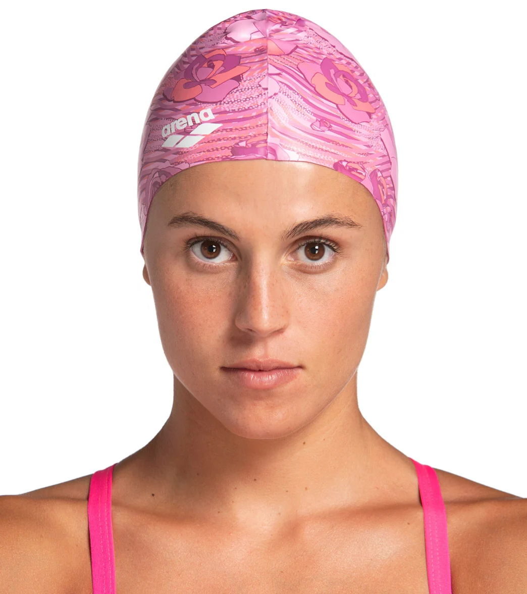 Arena Breast Cancer Awareness Flat Silicone Swim Cap - Image 8