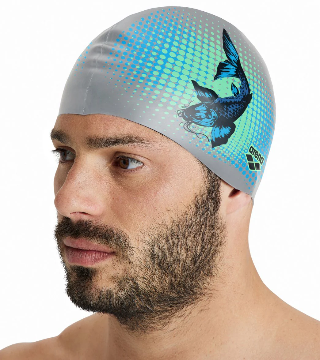 Arena Drew Kibler Fishes Flat Silicone Cap - Image 3