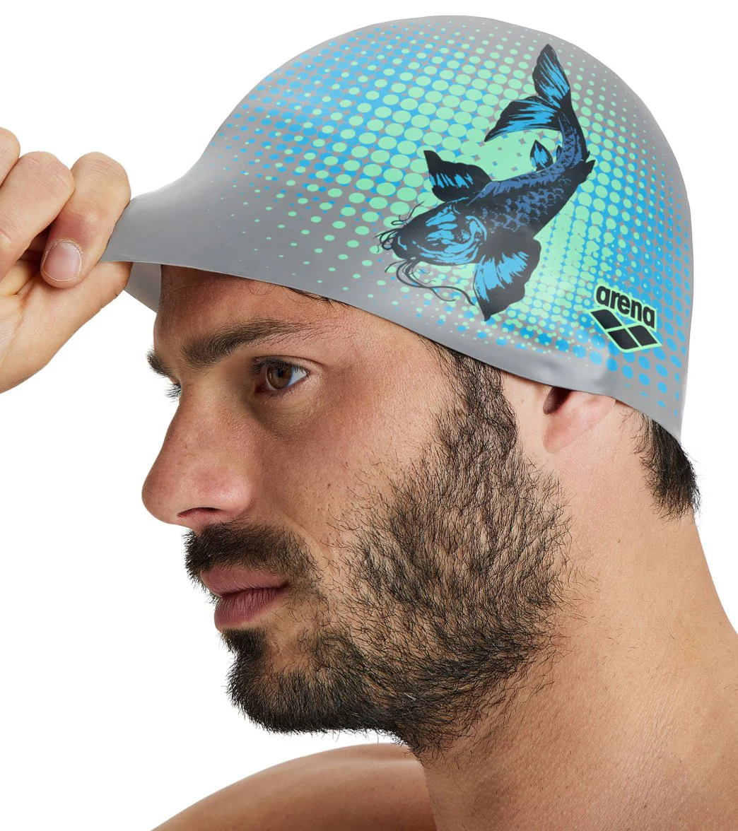 Arena Drew Kibler Fishes Flat Silicone Cap - Image 4