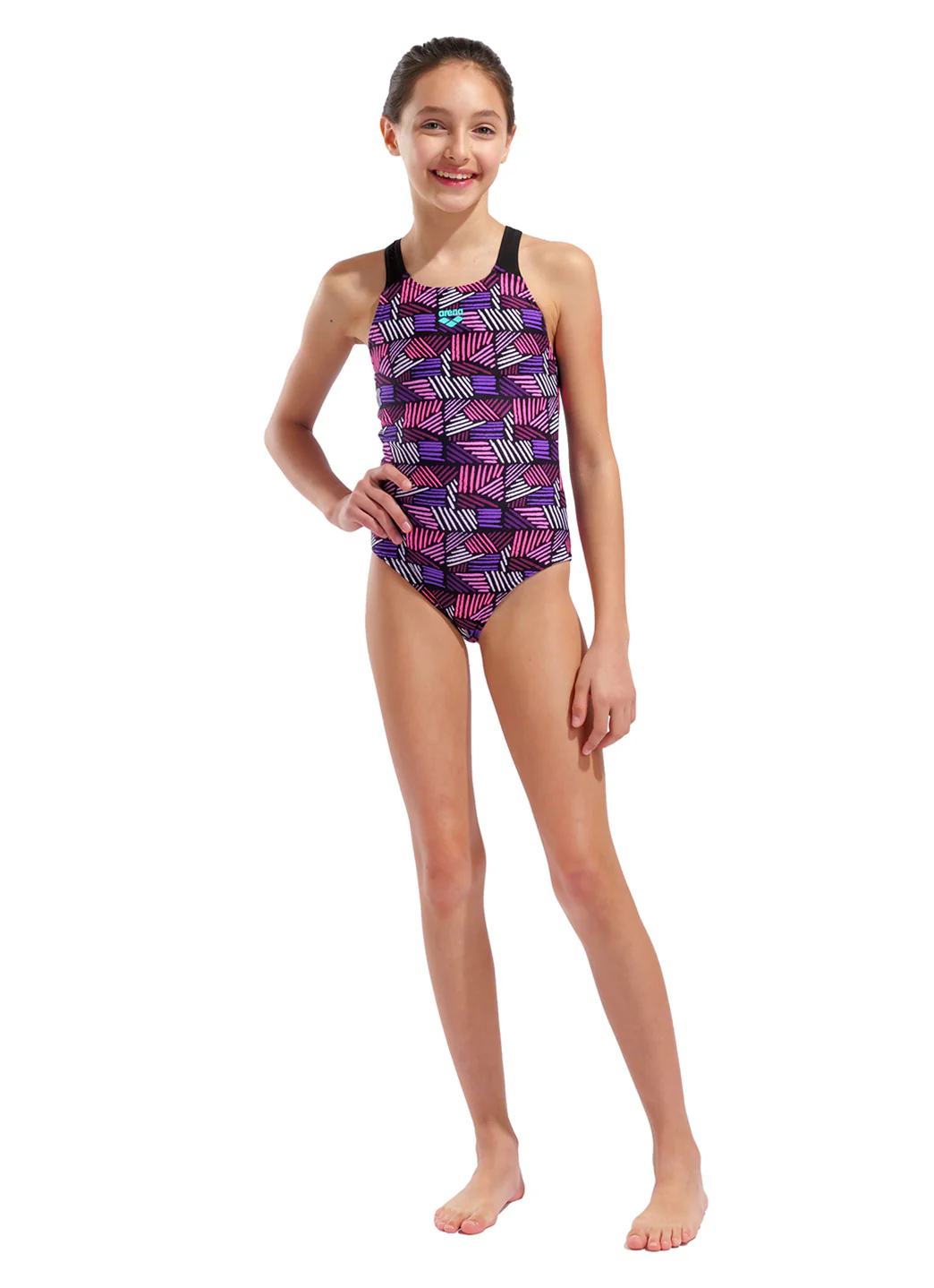 Arena Girls' Candies Pro Back One Piece Swimsuit (Little Kid, Big Kid) - Image 12