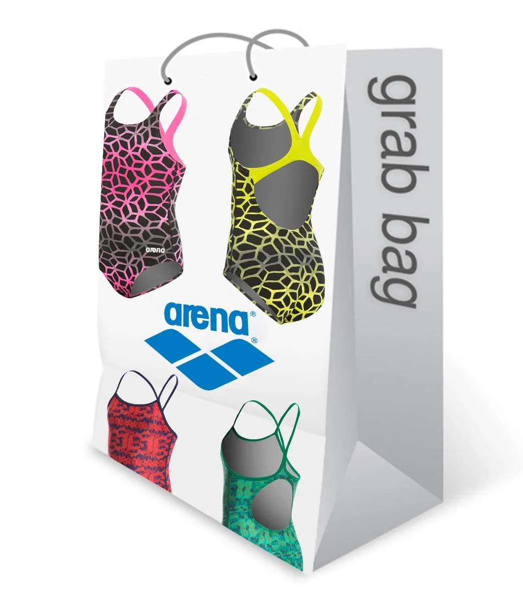 Arena Girls' One Piece Swimsuit Grab Bag