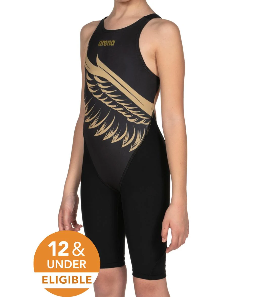 Arena Girls' Powerskin ST 2.0 Junior Elite II Open Back Tech Suit Swimsuit - Image 27