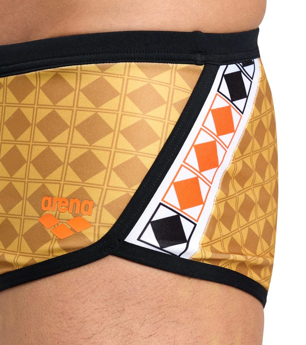 Arena Men's 50th Anniversary Gold Low Waist Square Leg Swimsuit - Image 4