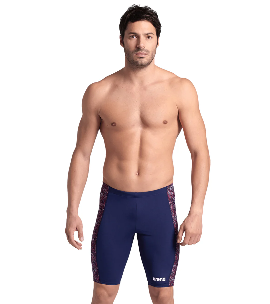 Arena Men's Abstract Tiles Jammer Swimsuit - Image 16