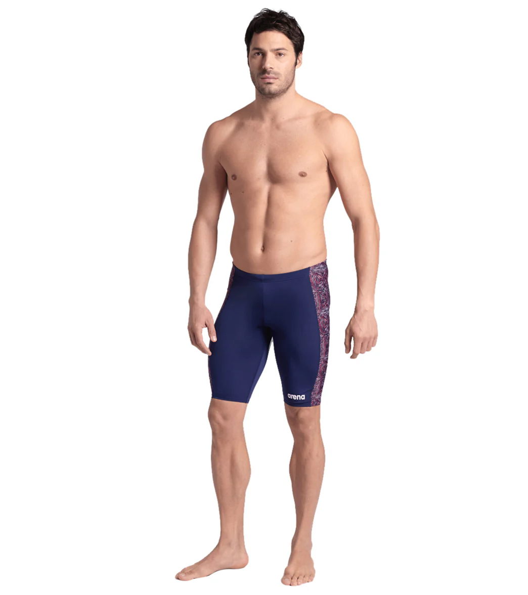 Arena Men's Abstract Tiles Jammer Swimsuit - Image 19