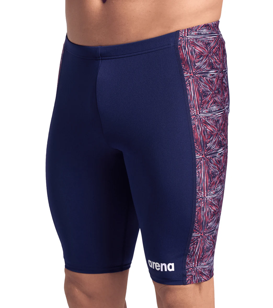 Arena Men's Abstract Tiles Jammer Swimsuit - Image 20