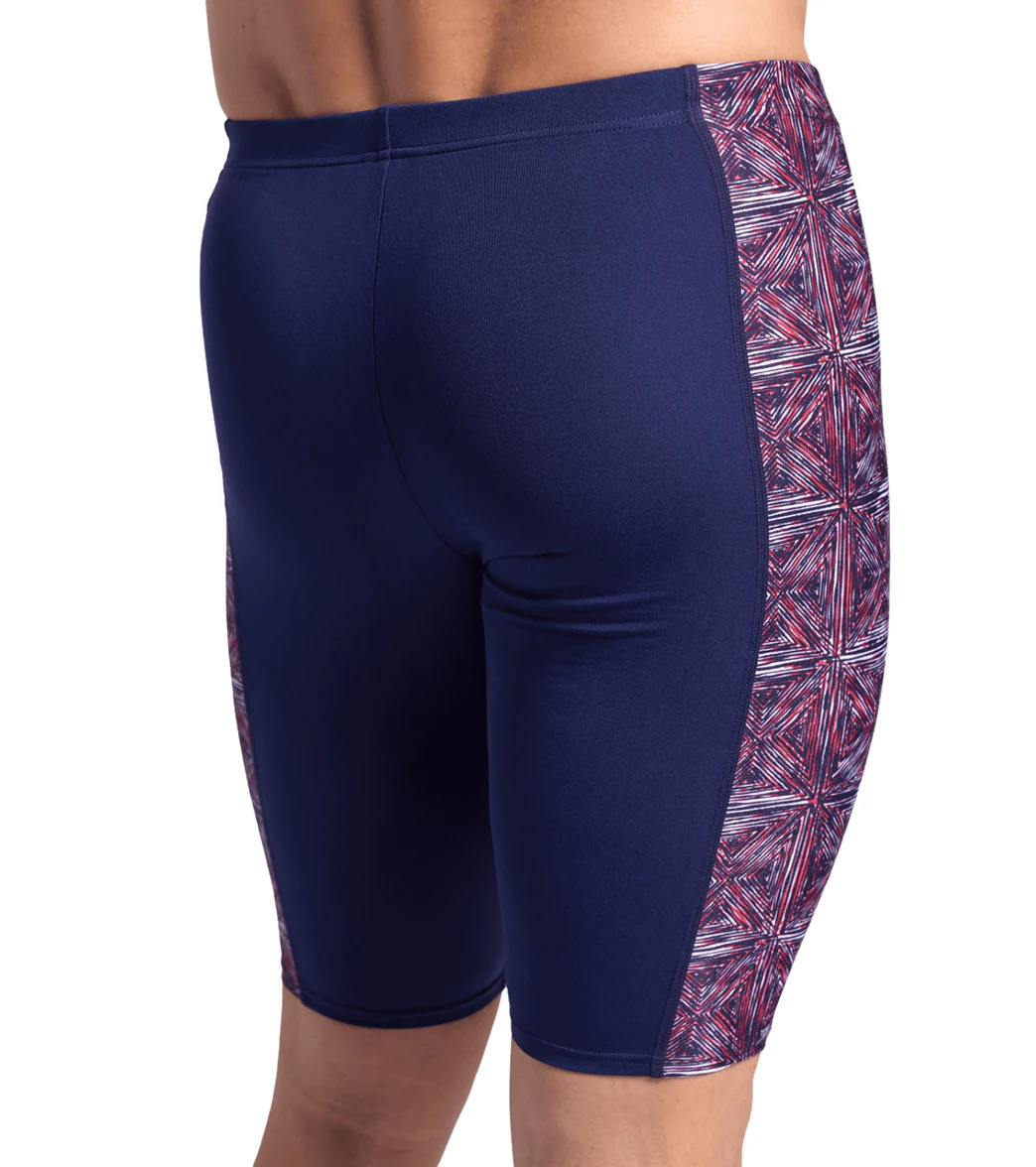 Arena Men's Abstract Tiles Jammer Swimsuit - Image 21