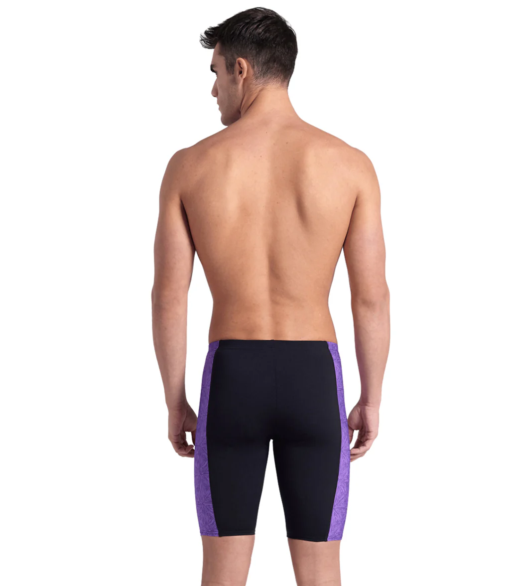 Arena Men's Abstract Tiles Jammer Swimsuit - Image 25