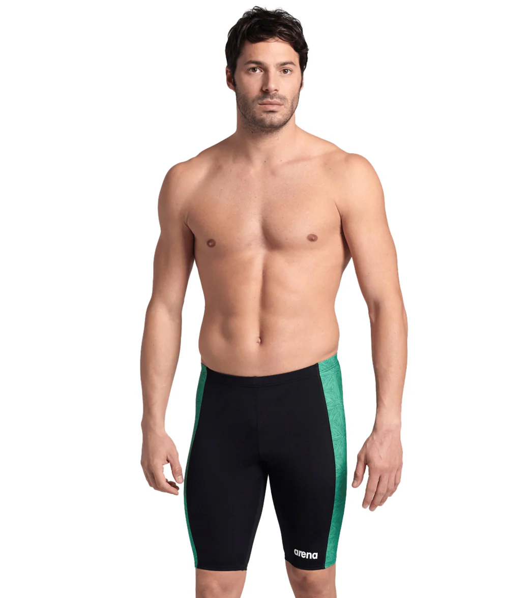 Arena Men's Abstract Tiles Jammer Swimsuit - Image 32