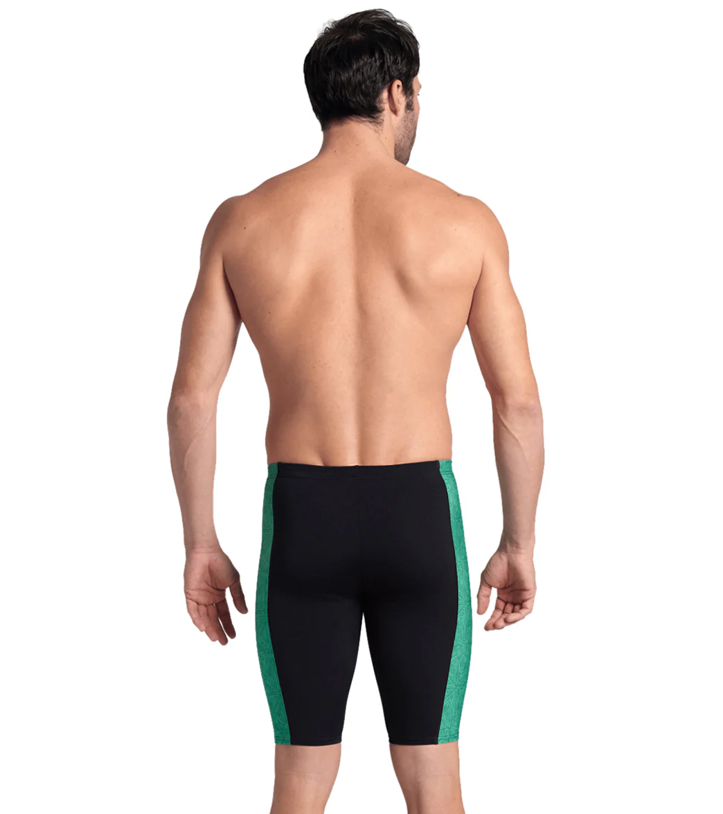Arena Men's Abstract Tiles Jammer Swimsuit - Image 34