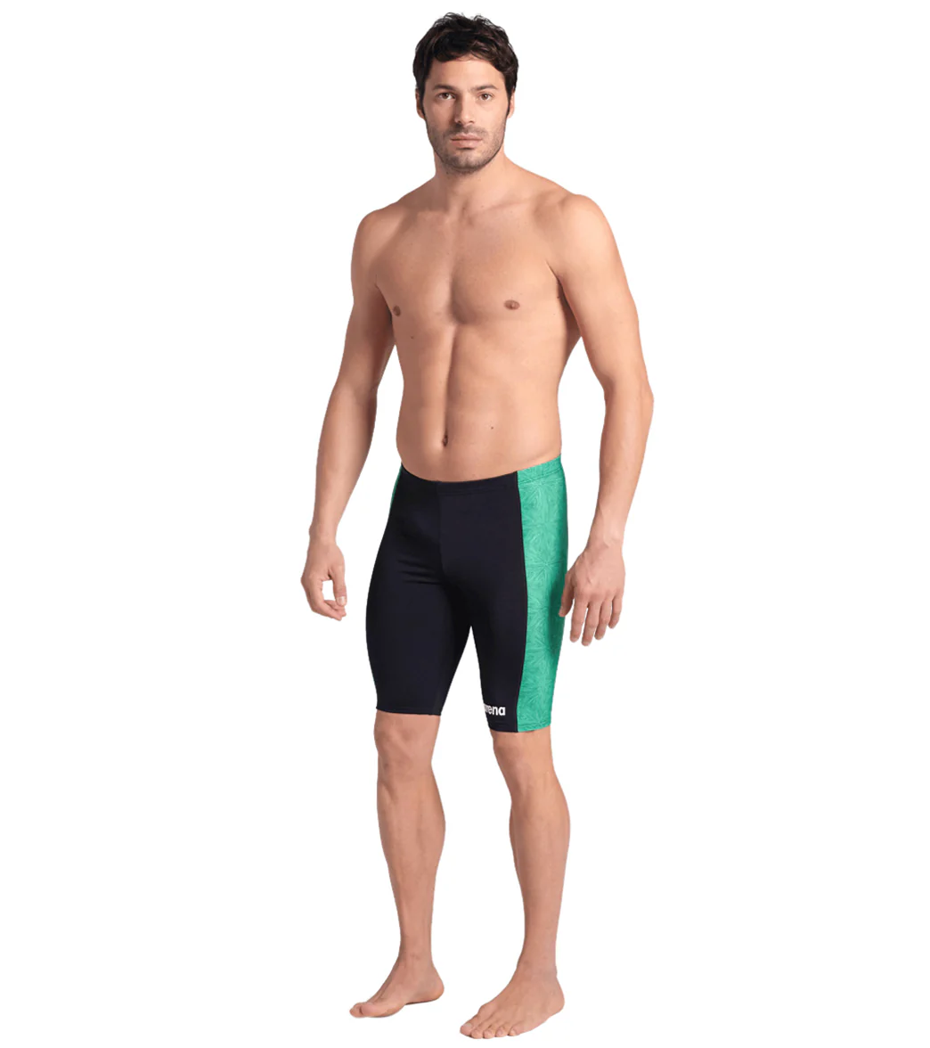Arena Men's Abstract Tiles Jammer Swimsuit - Image 35