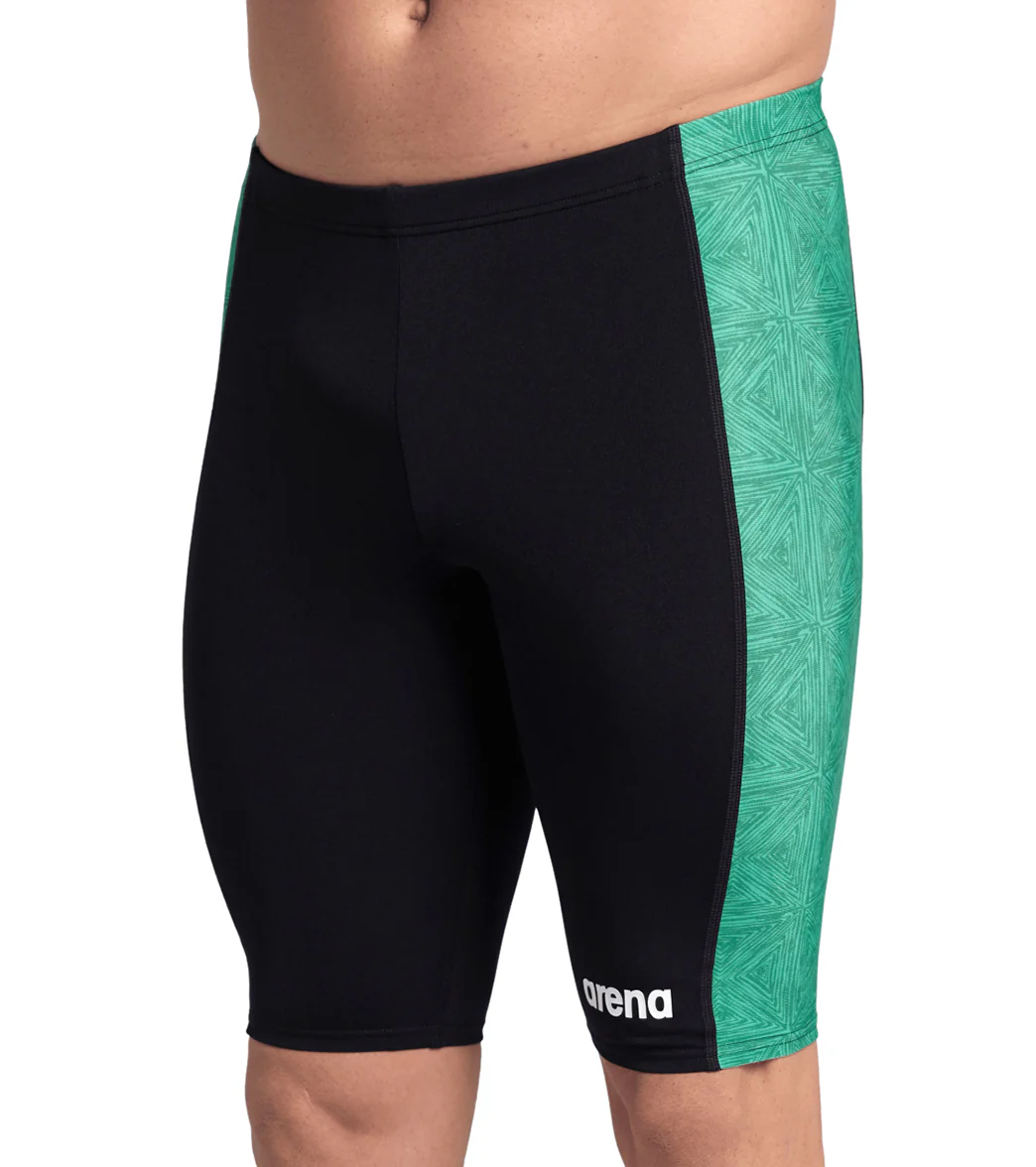 Arena Men's Abstract Tiles Jammer Swimsuit - Image 36