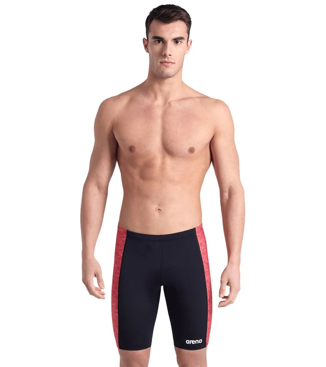 Arena Men's Abstract Tiles Jammer Swimsuit - Image 45
