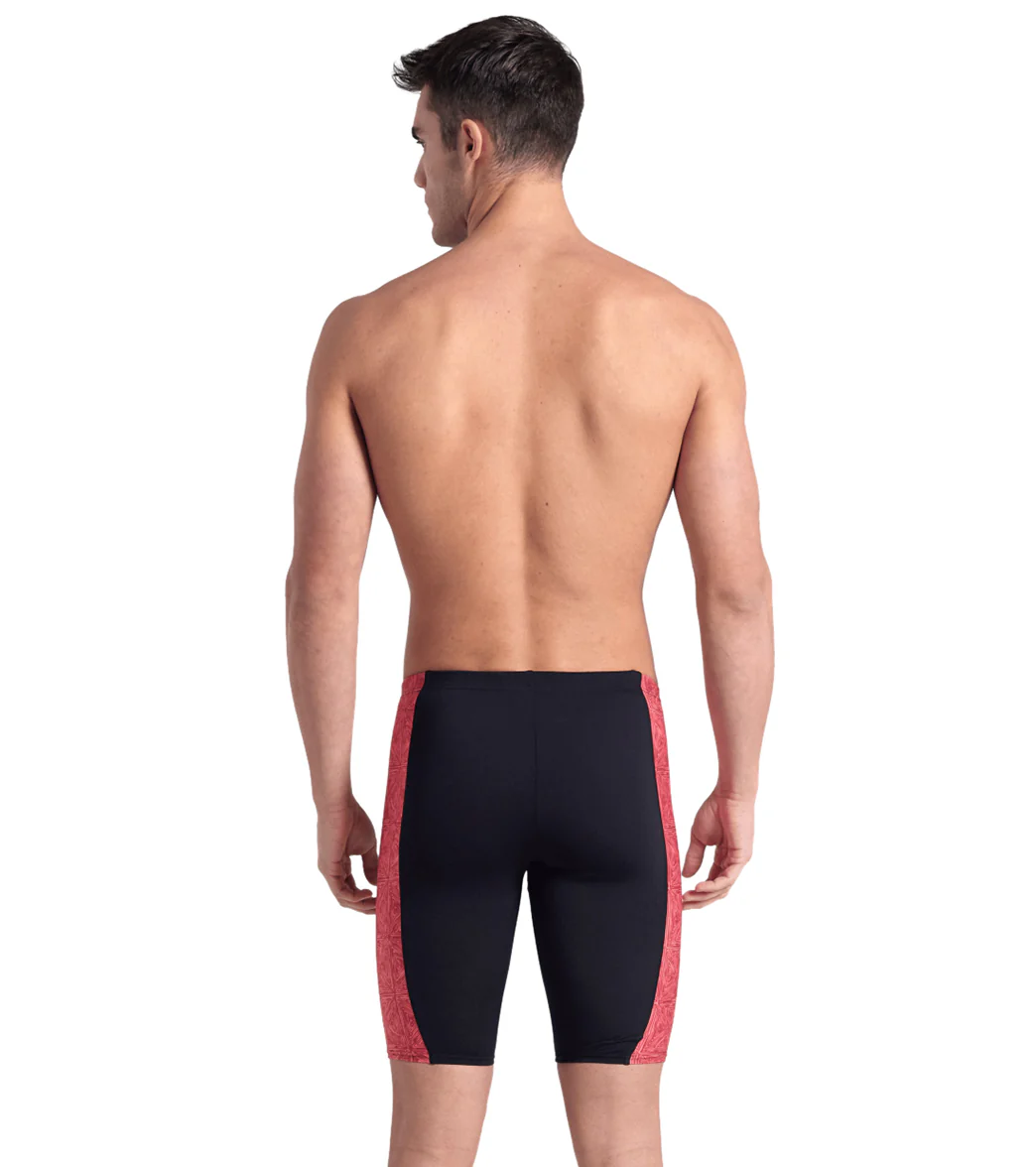 Arena Men's Abstract Tiles Jammer Swimsuit - Image 46