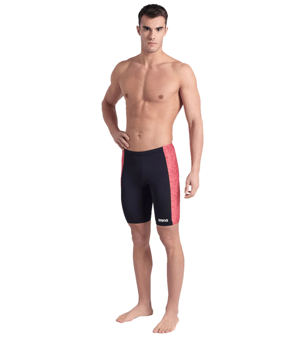 Arena Men's Abstract Tiles Jammer Swimsuit - Image 47