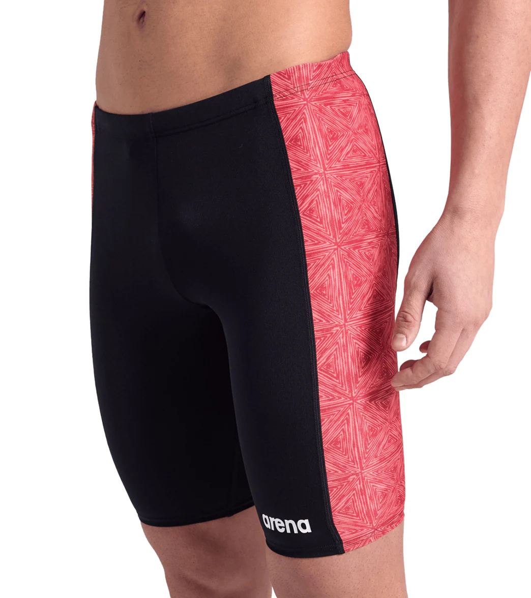 Arena Men's Abstract Tiles Jammer Swimsuit - Image 48