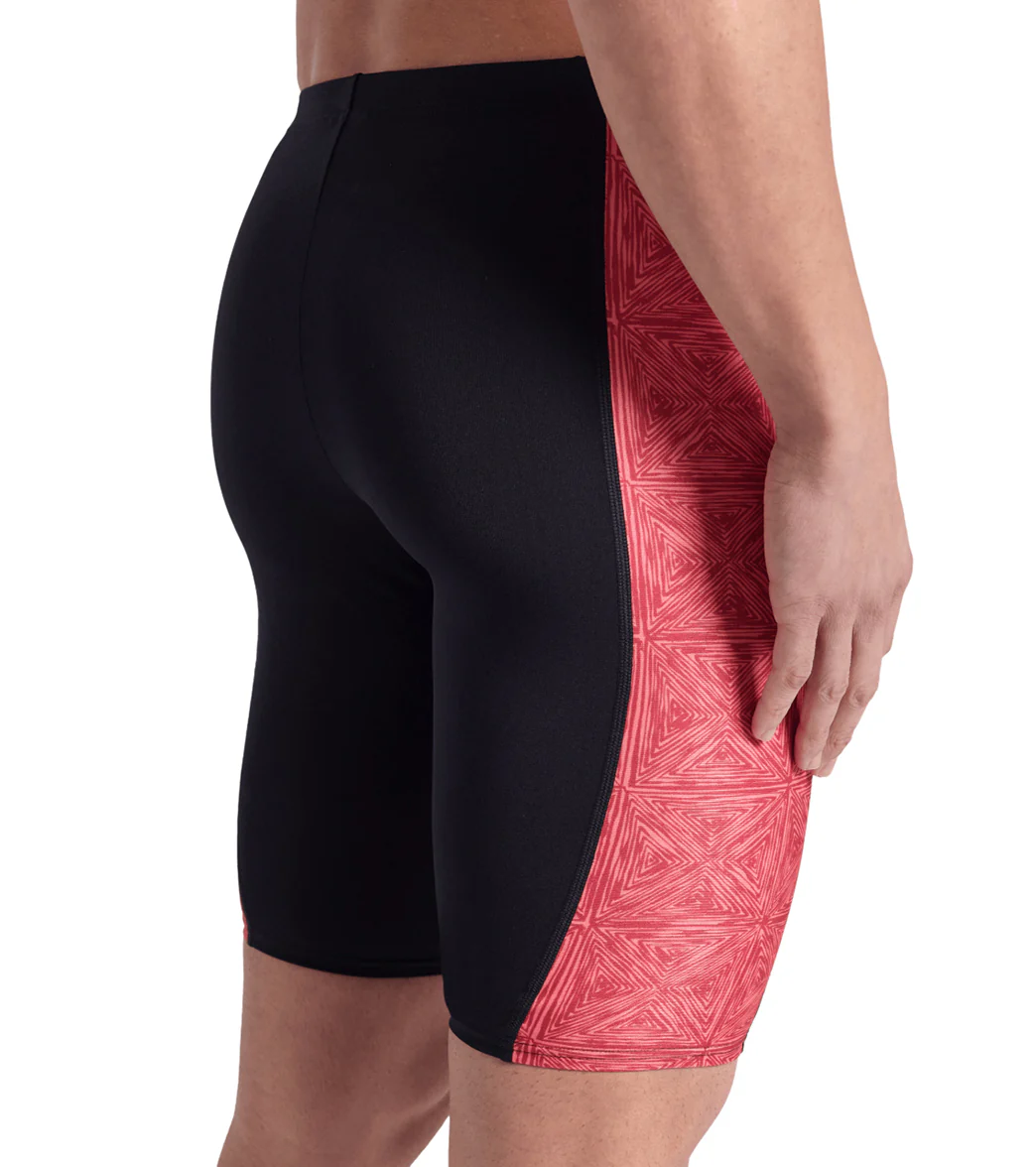 Arena Men's Abstract Tiles Jammer Swimsuit - Image 49