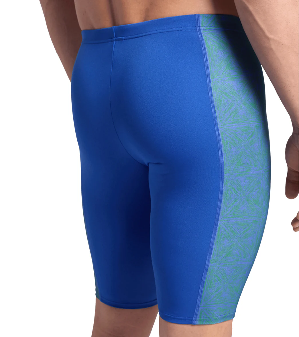 Arena Men's Abstract Tiles Jammer Swimsuit - Image 7