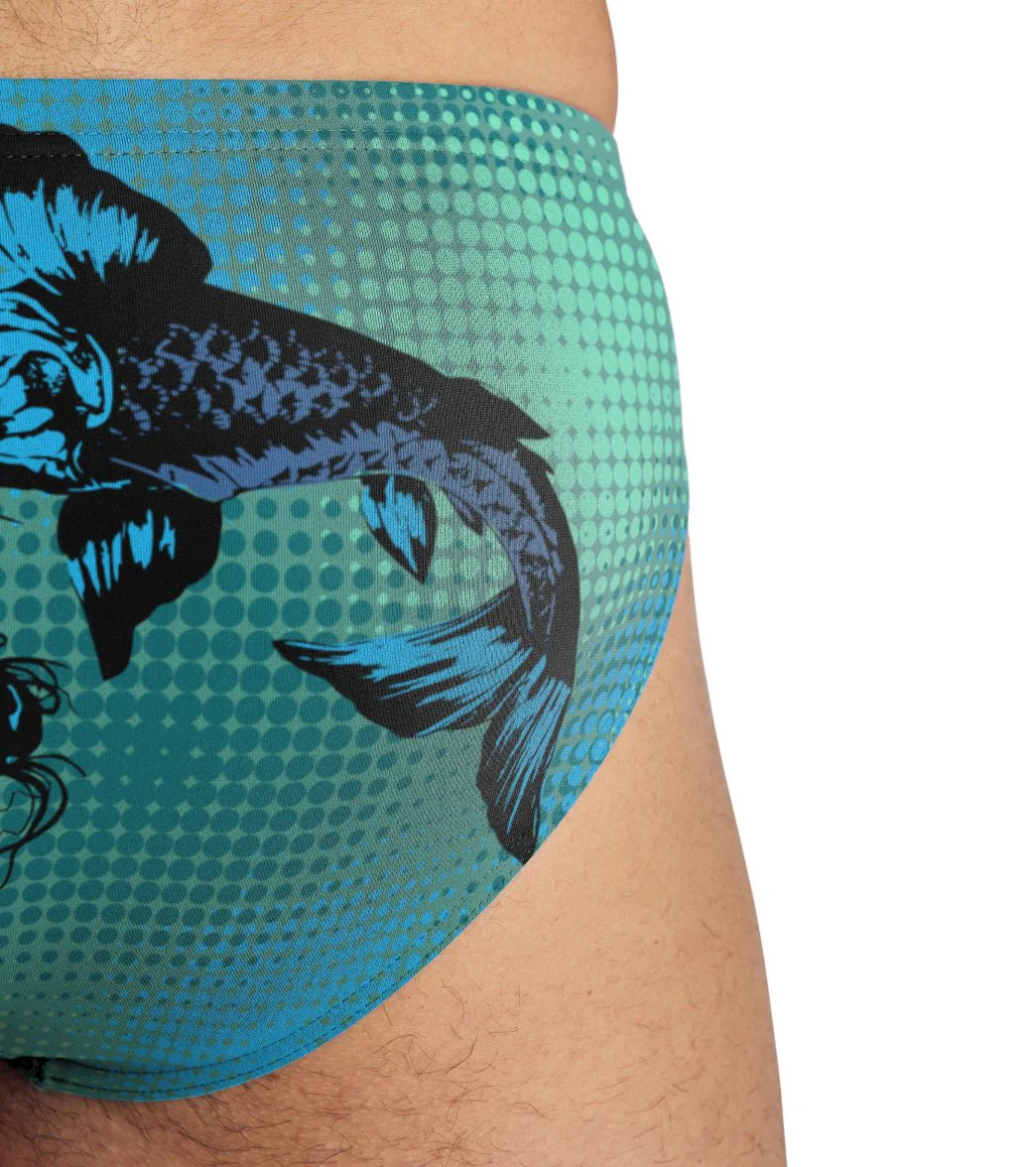 Arena Men's Drew Kibler Fishes Brief Swimsuit - Image 5