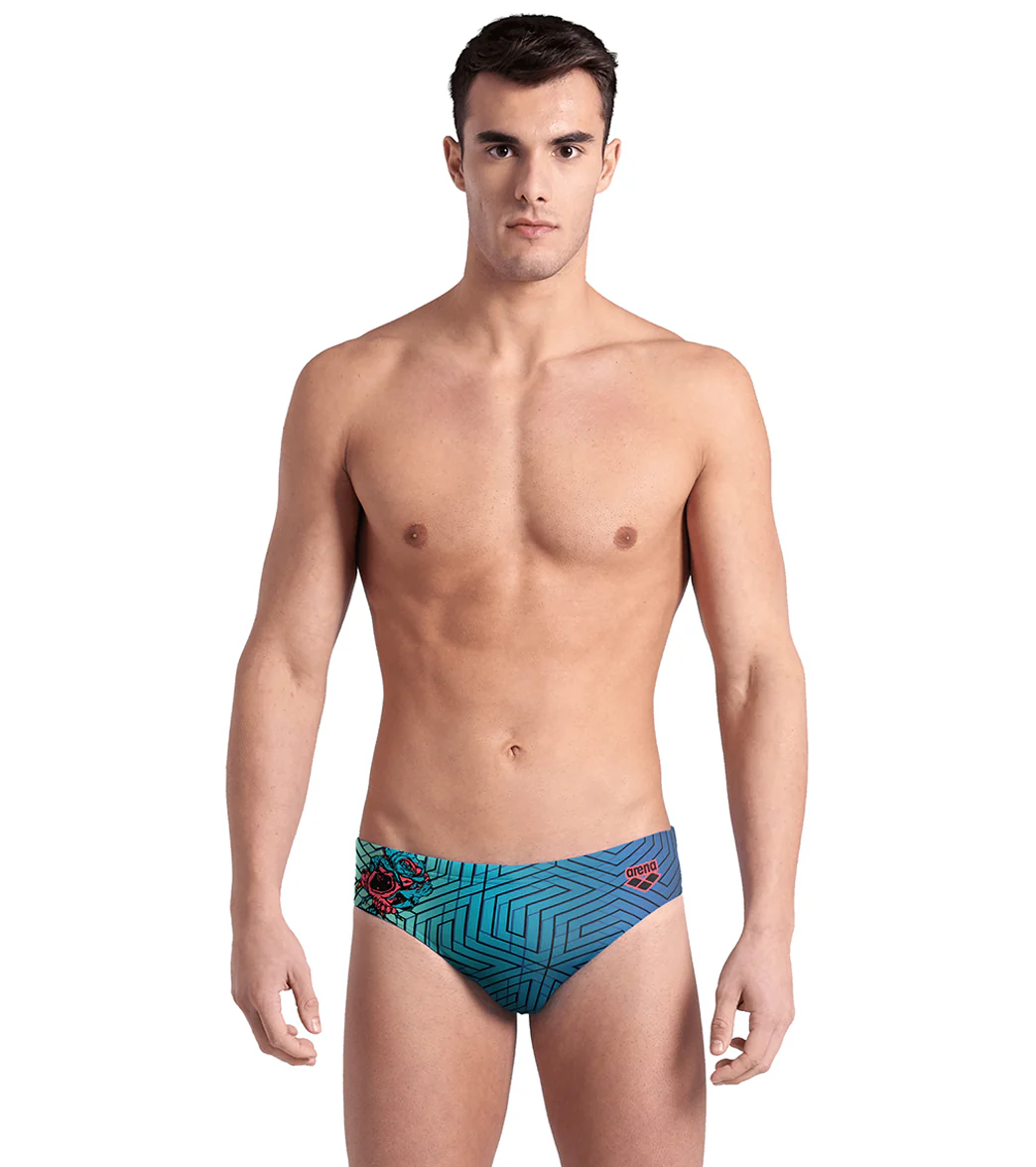 Arena Men's Drew Kibler Roses Brief Swimsuit - Image 11