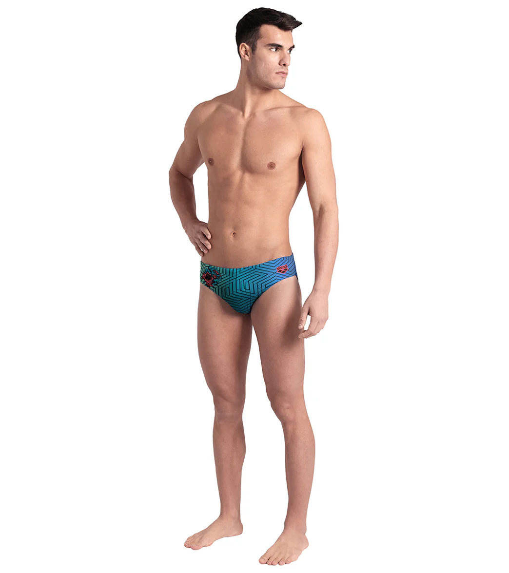 Arena Men's Drew Kibler Roses Brief Swimsuit - Image 3