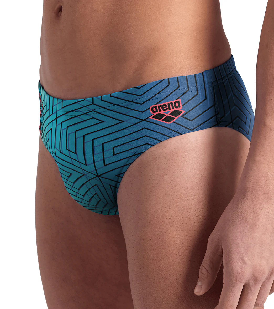 Arena Men's Drew Kibler Roses Brief Swimsuit - Image 4