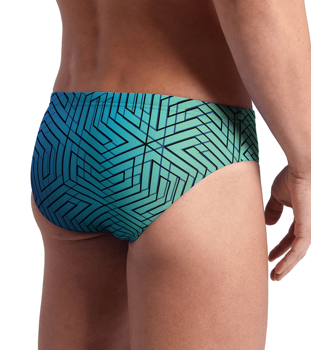 Arena Men's Drew Kibler Roses Brief Swimsuit - Image 5