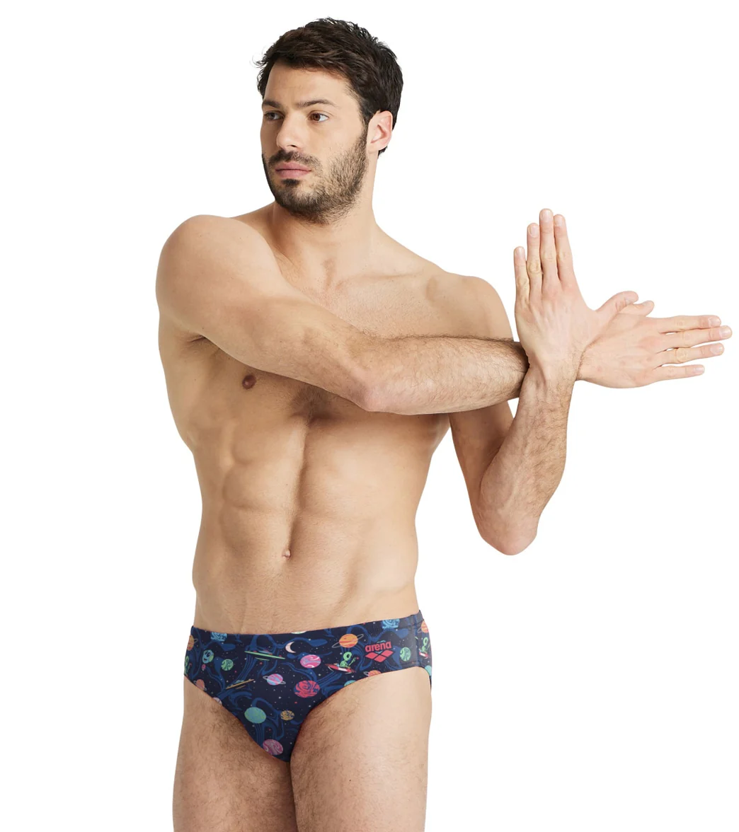 Arena Men's Drew Kibler Space Aliens Brief Swimsuit - Image 8