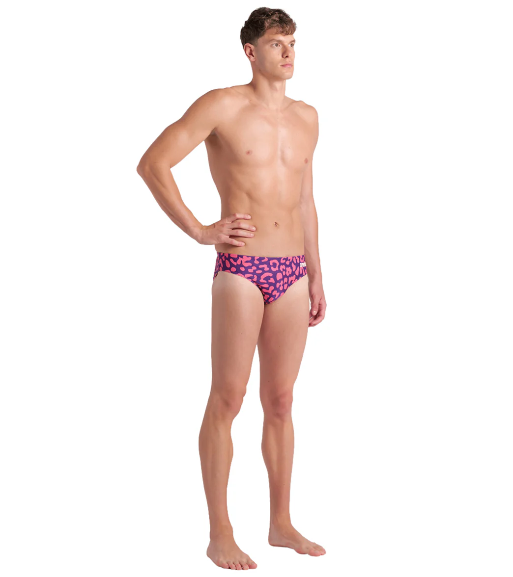 Arena Men's Leopard Brief Swimsuit - Image 3