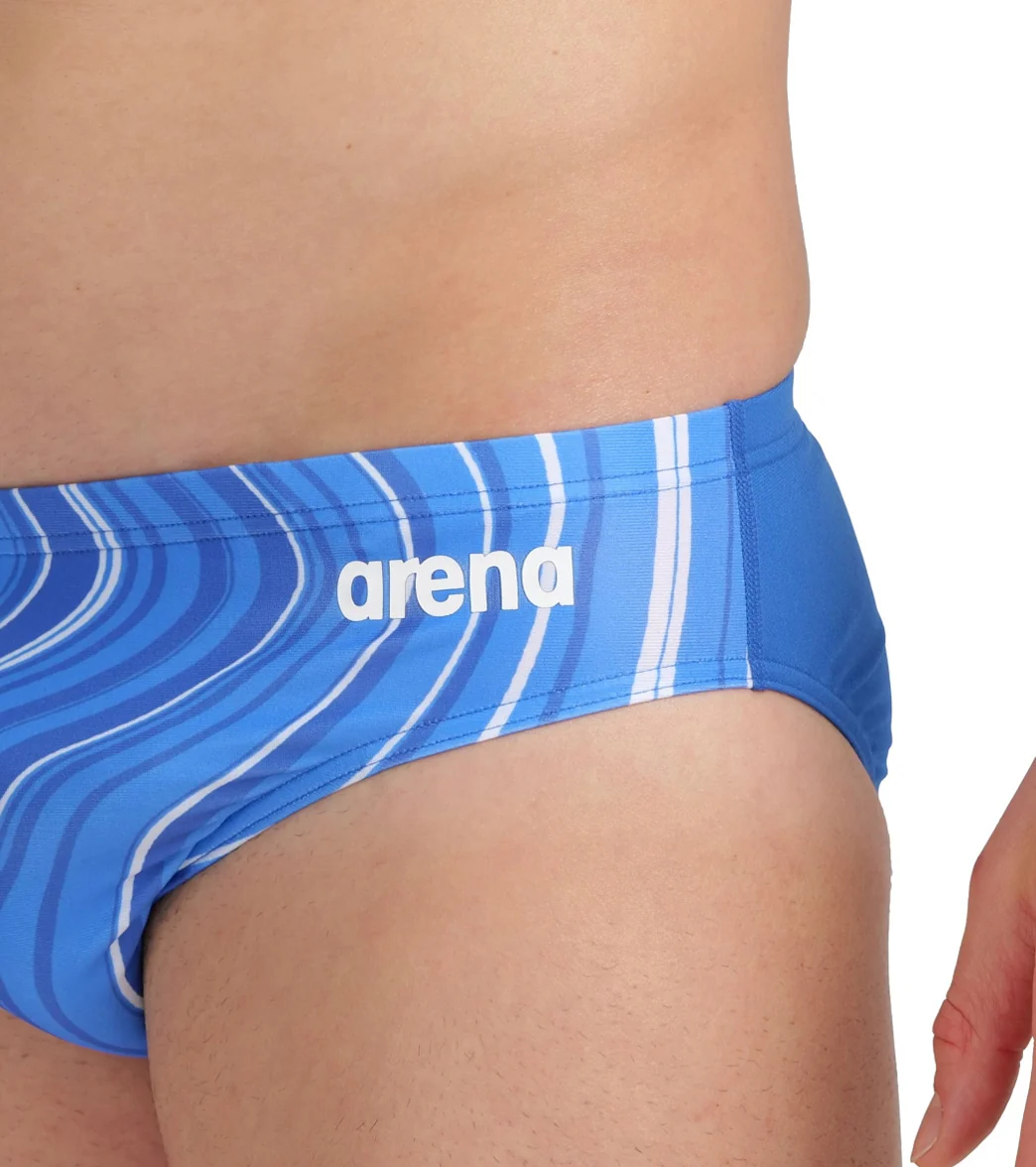 Arena Men's Marbled Brief Swimsuit - Image 6