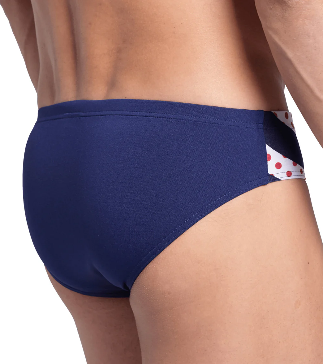 Arena Men's Multi Stripes Brief Swimsuit - Image 5