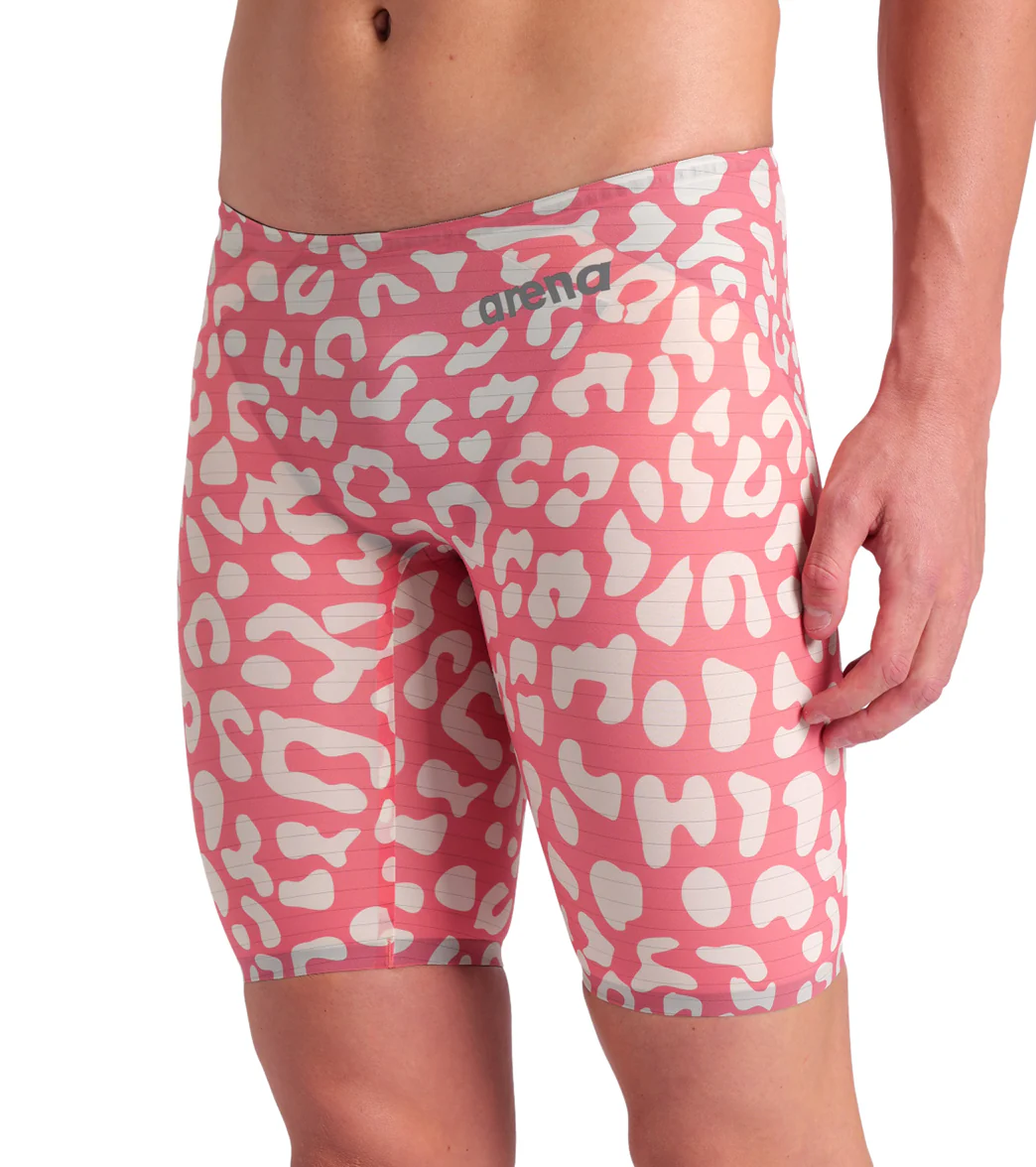 Arena Men's Powerskin Carbon Air2 SL Limited Edition Leopard Jammer Tech Suit Swimsuit - Image 4