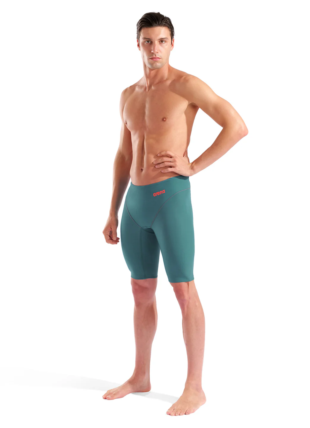 Arena Men's Powerskin Jade Aura Impulso LE Jammer Tech Suit Swimsuit - Image 4