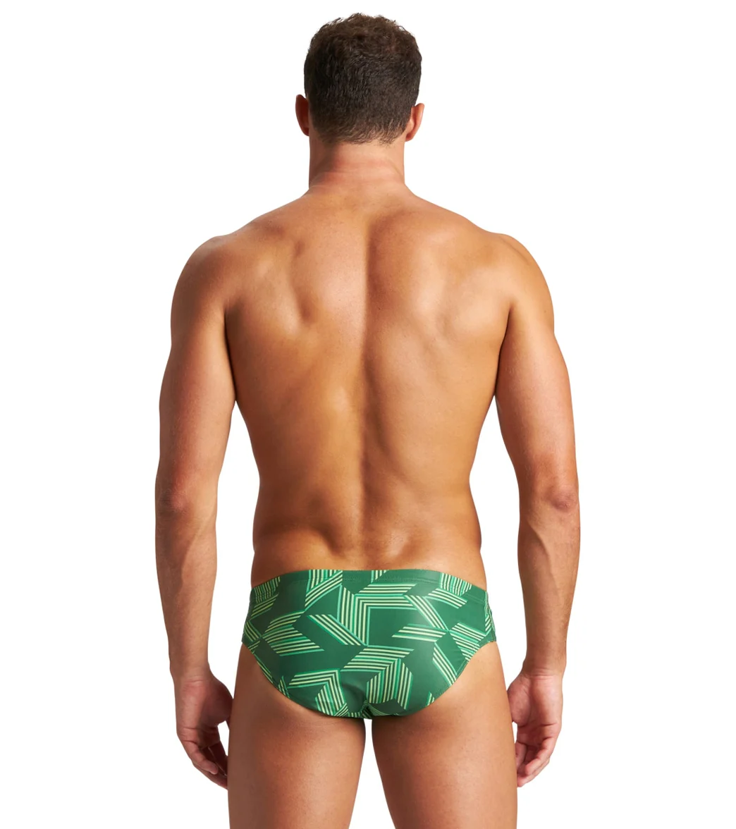 Arena Men's Puzzled Brief Swimsuit - Image 35