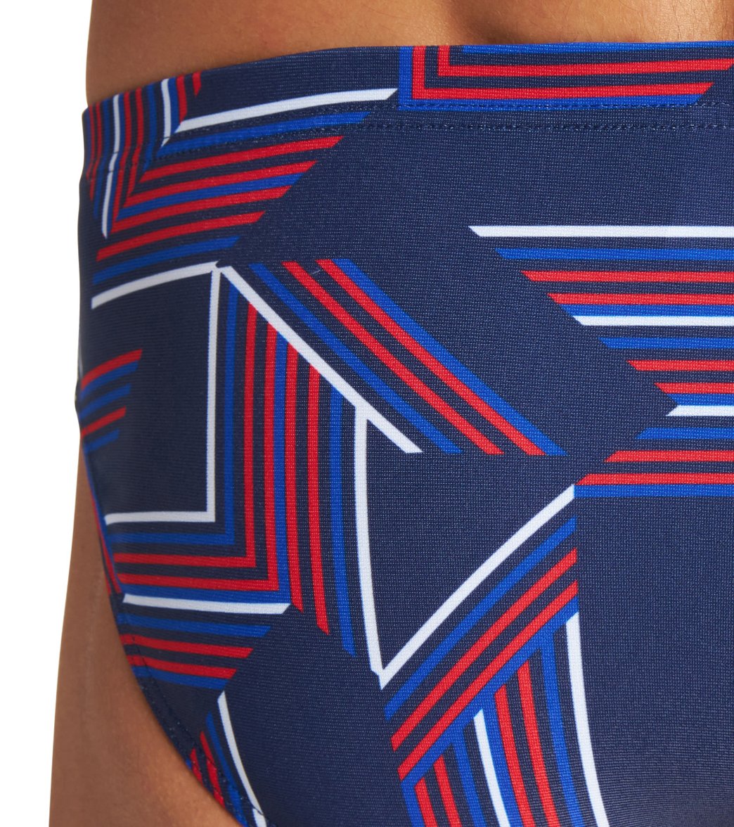 Arena Men's Puzzled Brief Swimsuit - Image 7