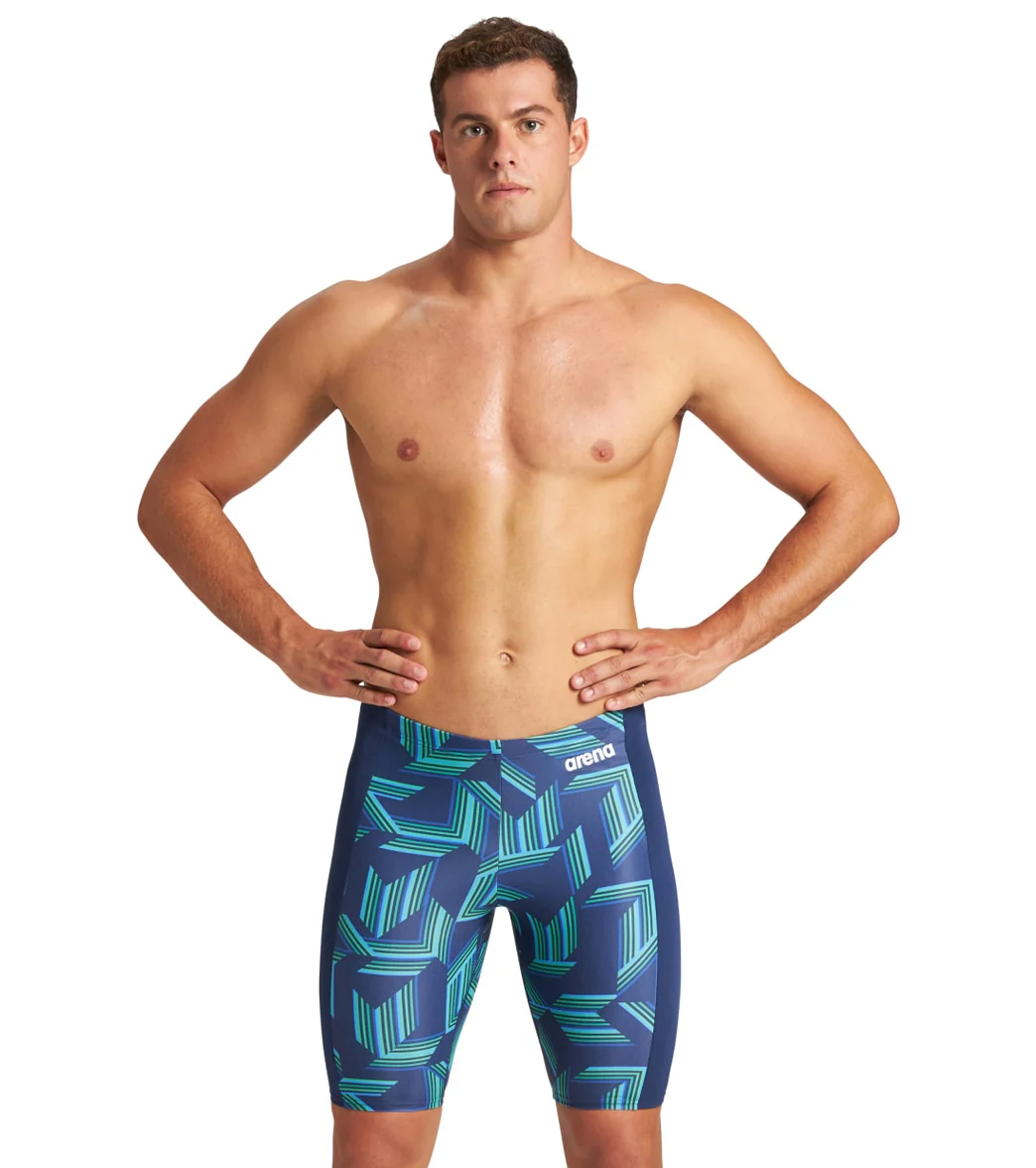 Arena Men's Puzzled Jammer Swimsuit - Image 30