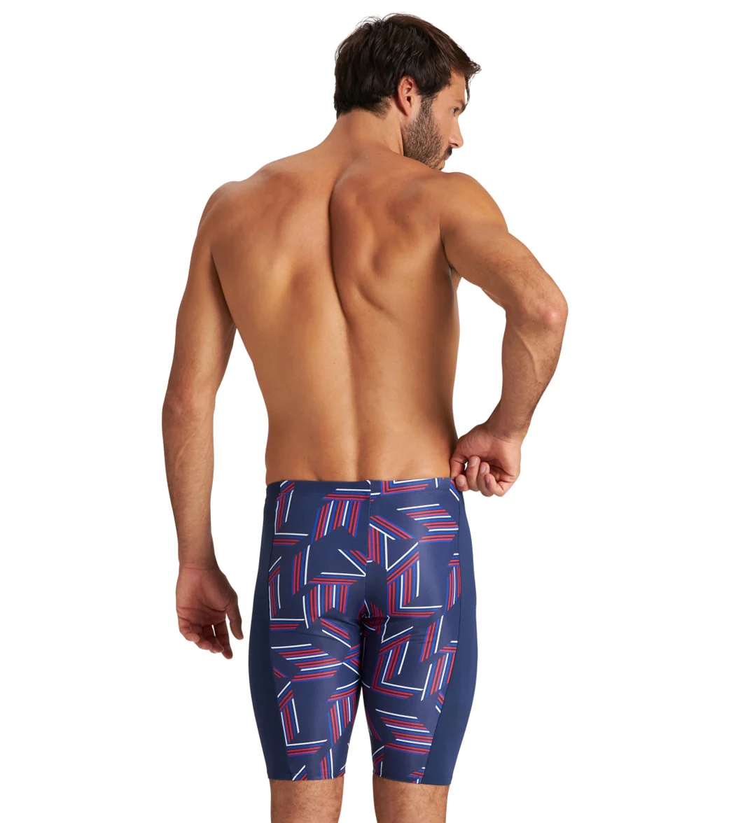 Arena Men's Puzzled Jammer Swimsuit - Image 46