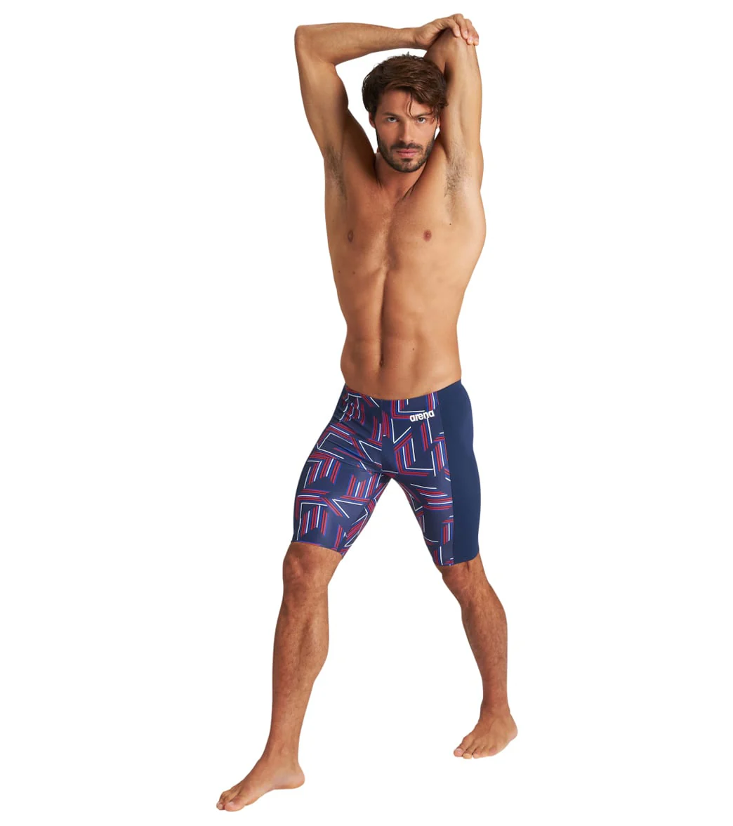 Arena Men's Puzzled Jammer Swimsuit - Image 47
