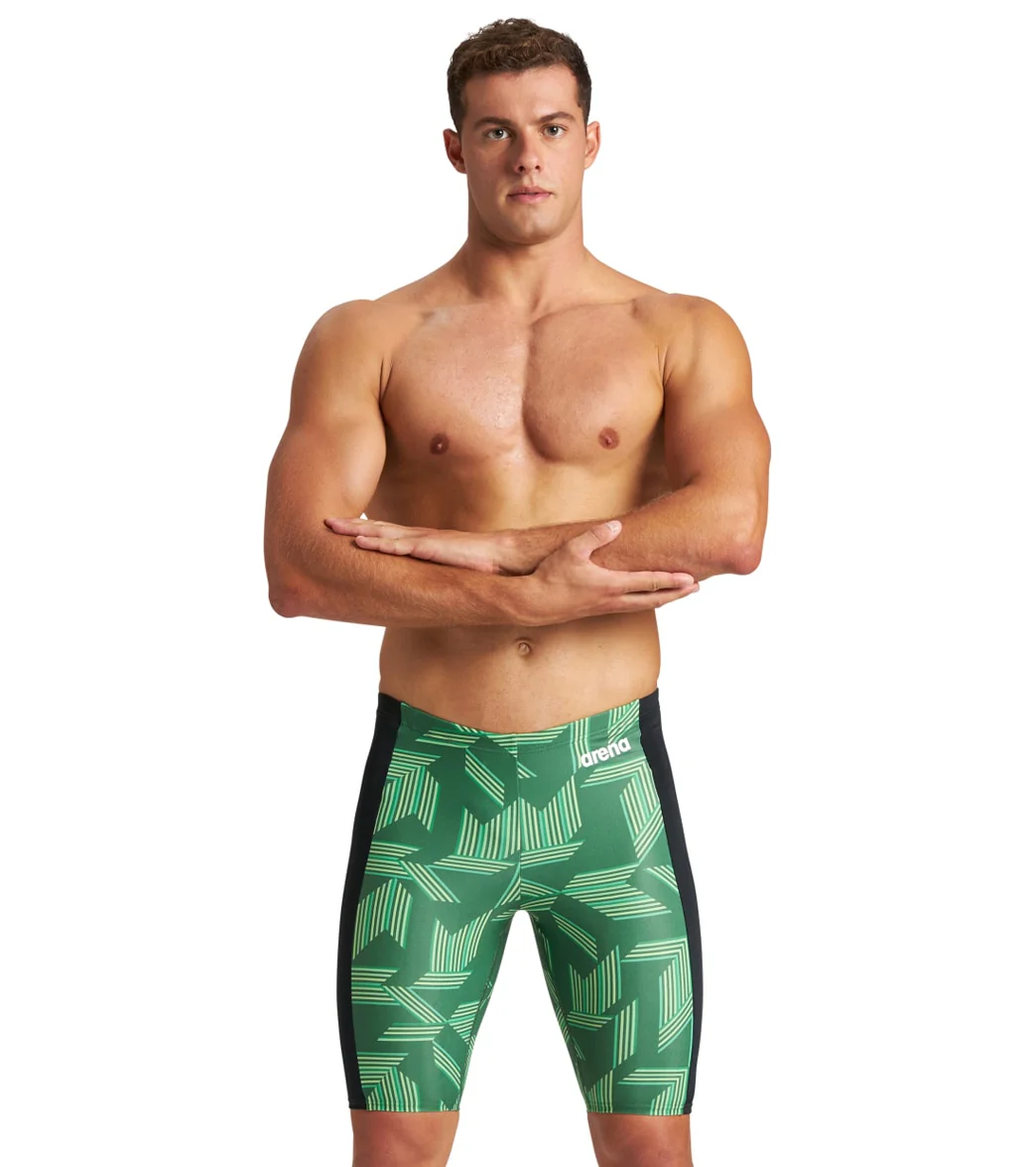 Arena Men's Puzzled Jammer Swimsuit - Image 52