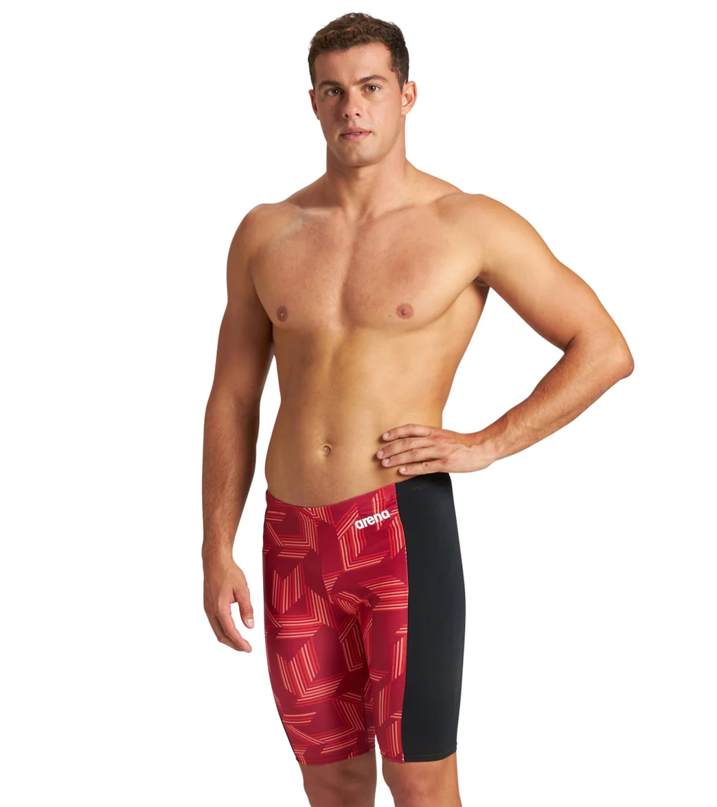 Arena Men's Puzzled Jammer Swimsuit - Image 58