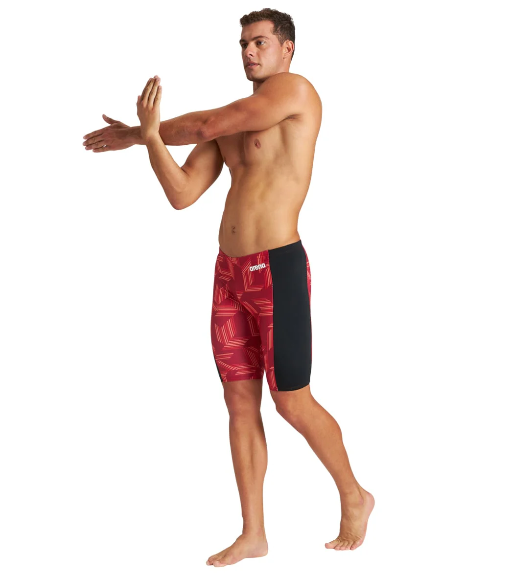Arena Men's Puzzled Jammer Swimsuit - Image 61