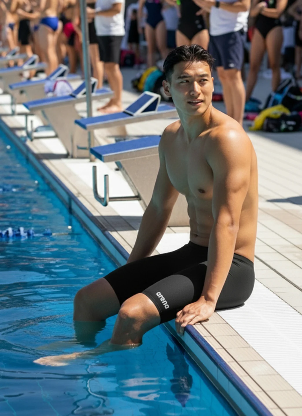 Arena Men's Solid Jammer Swimsuit - Image 16