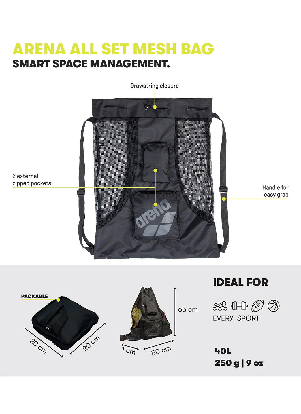 Arena One Go Mesh Bag - Image 39