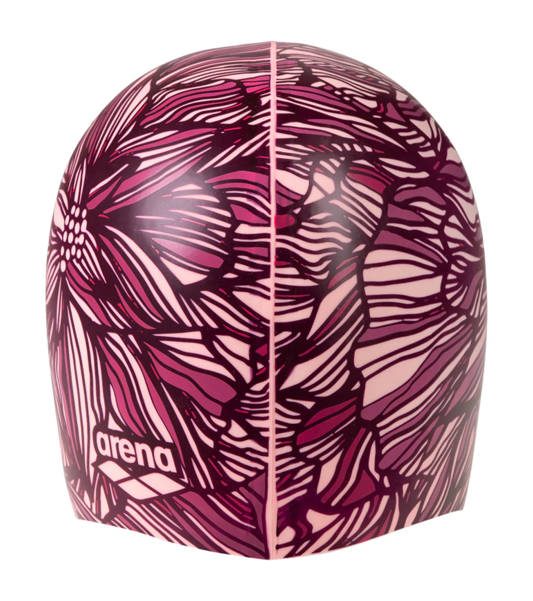 Arena Pink Dahlia Swim Cap - Image 2