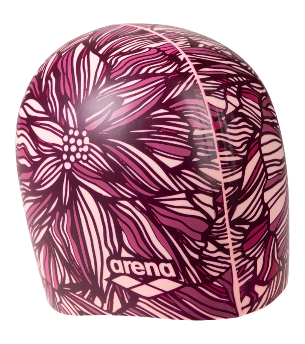 Arena Pink Dahlia Swim Cap - Image 3