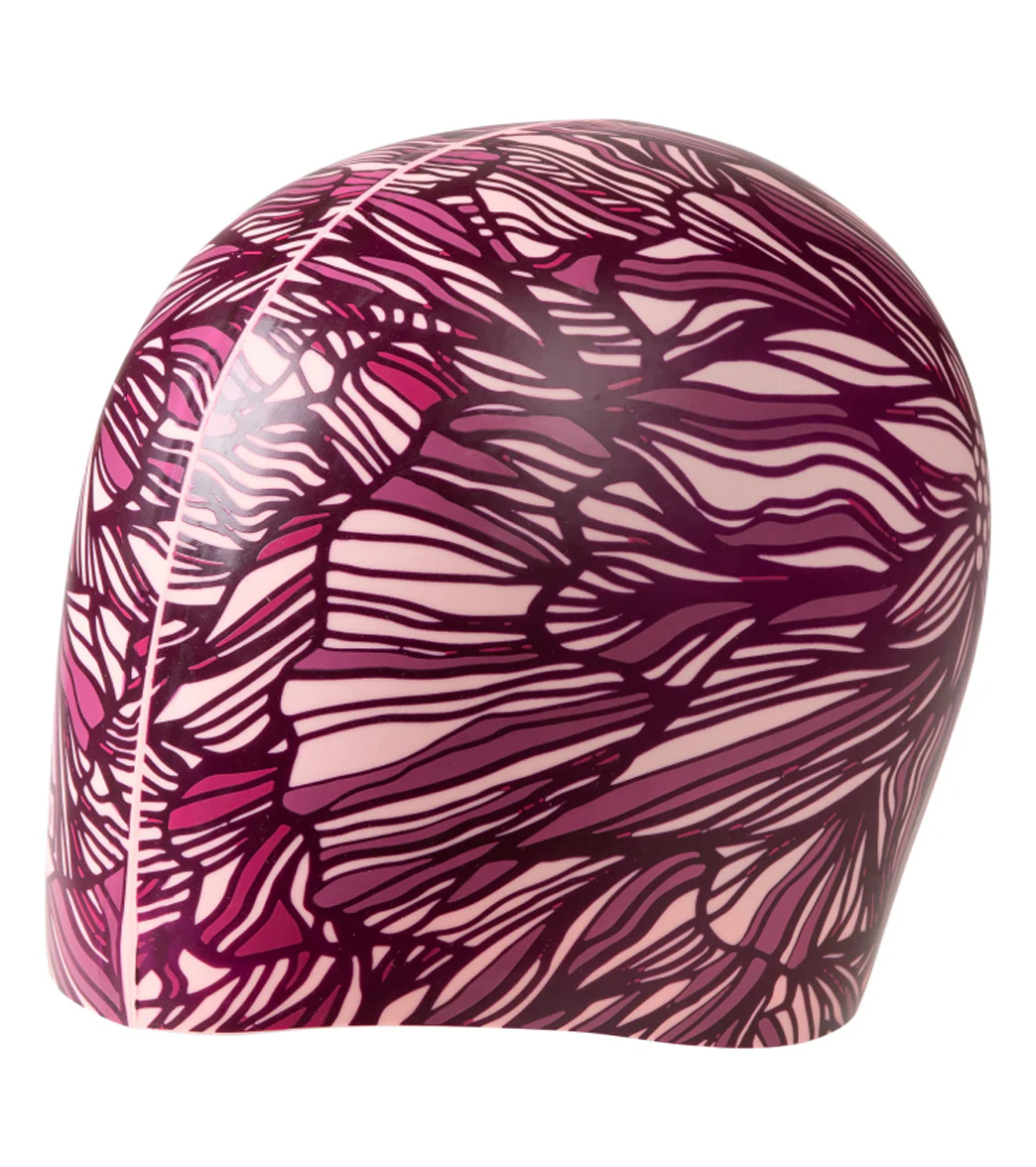 Arena Pink Dahlia Swim Cap - Image 4