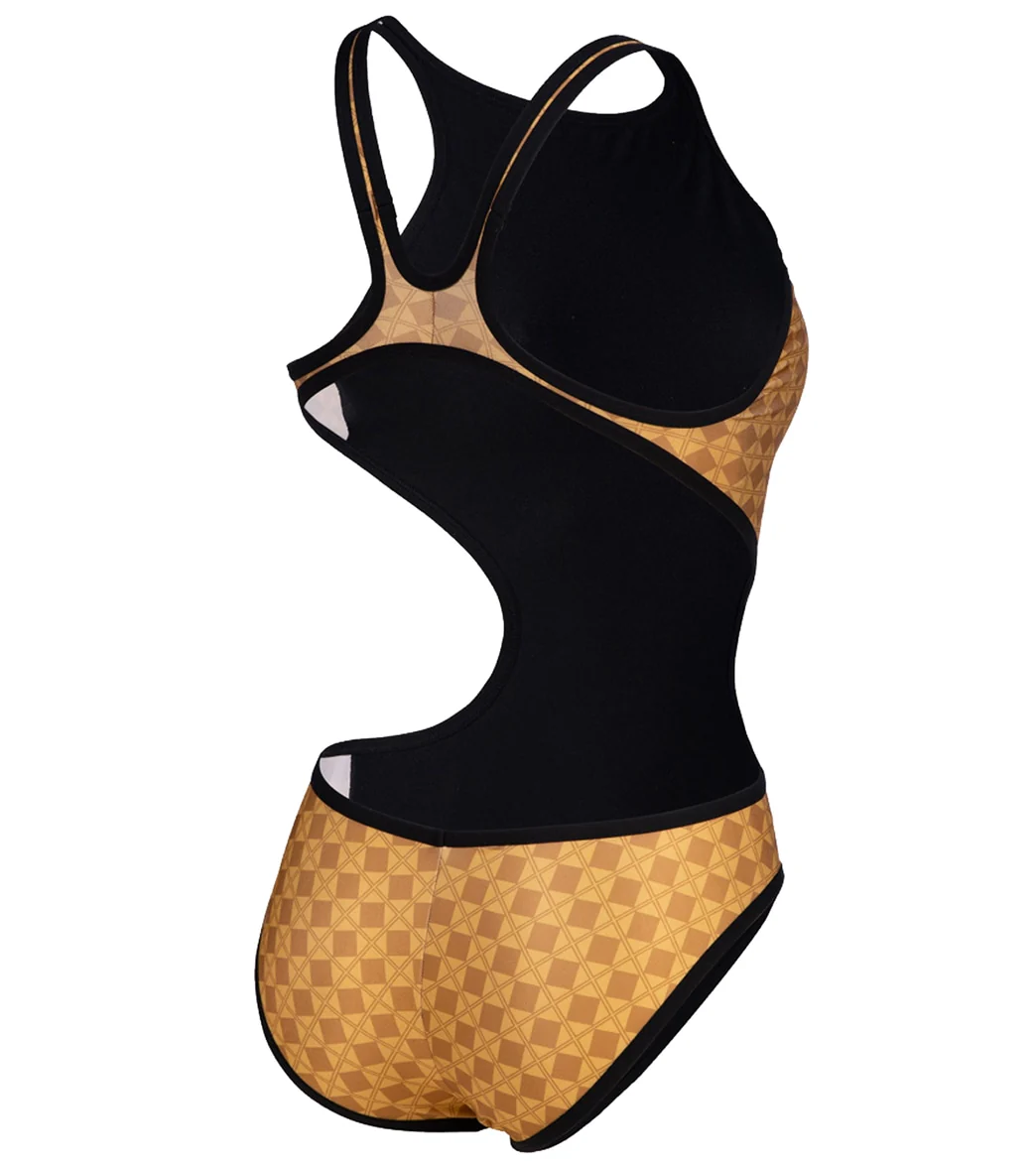 Arena Women's 50th Anniversary Gold Tech One Back One Piece Swimsuit - Image 11