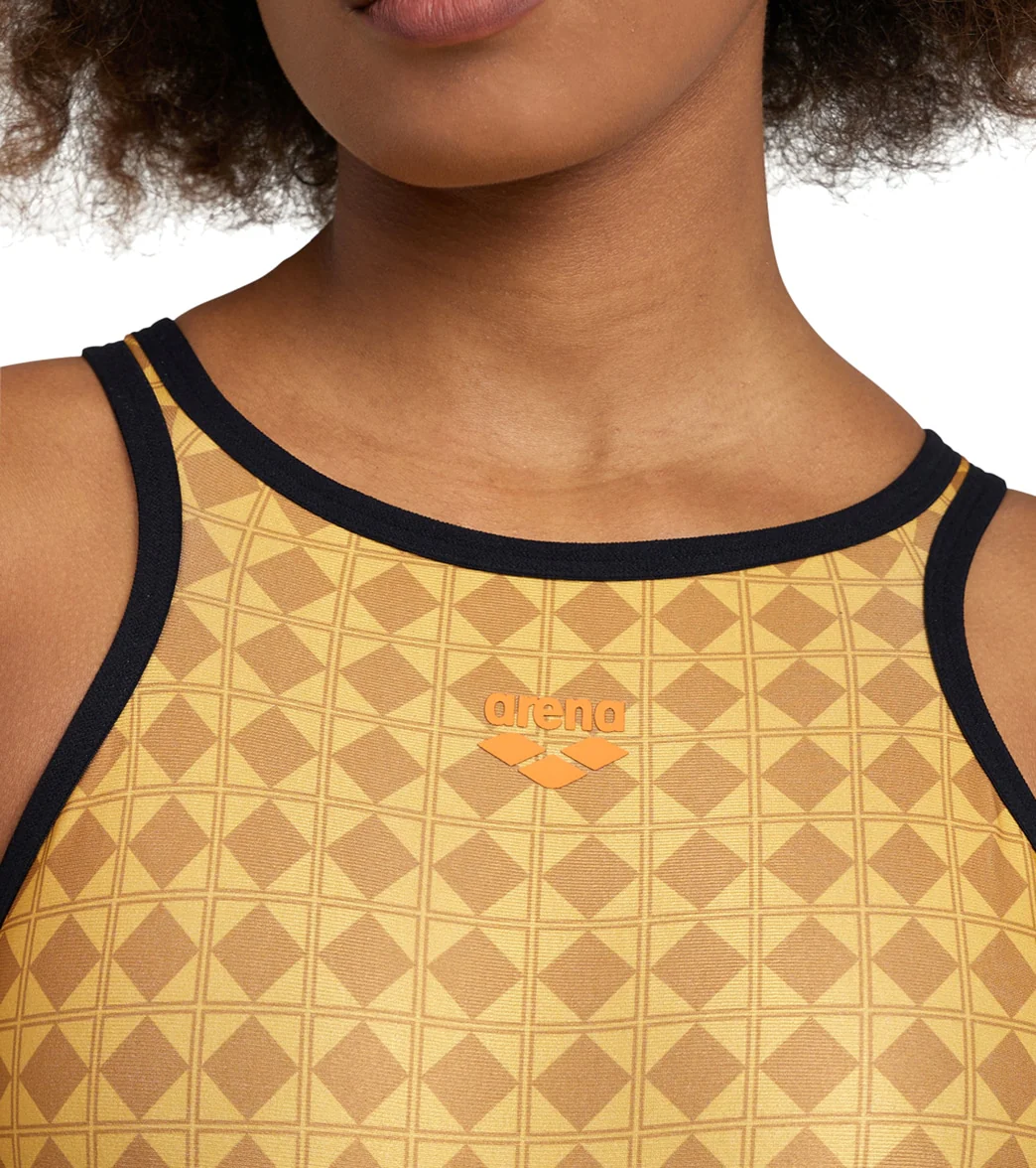 Arena Women's 50th Anniversary Gold Tech One Back One Piece Swimsuit - Image 6